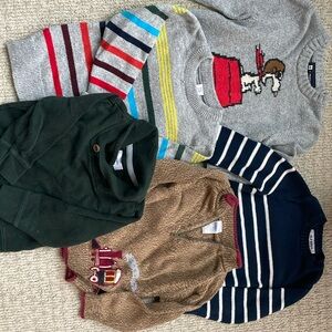 Set of 5 2T sweaters-gap, old navy and Gymboree